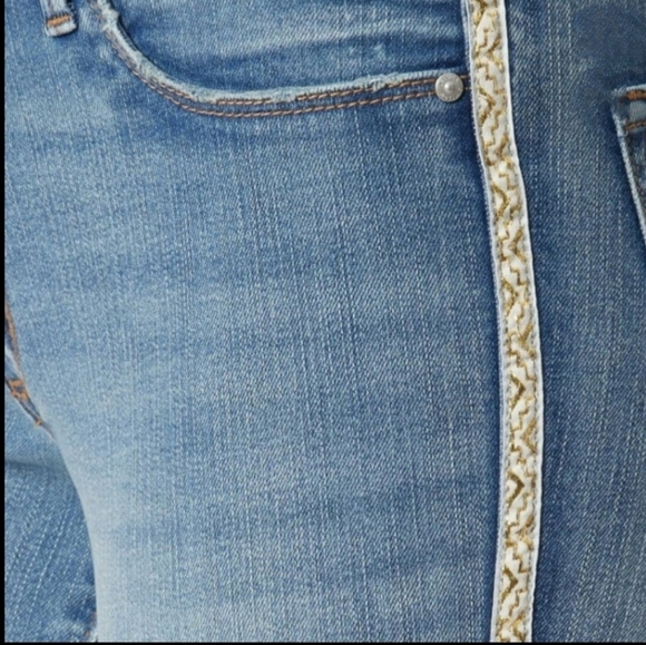 Jessica Simpson Kiss Me Mid Rise Skinny Jeans Poppy Series Size 2 - Picture 4 of 13